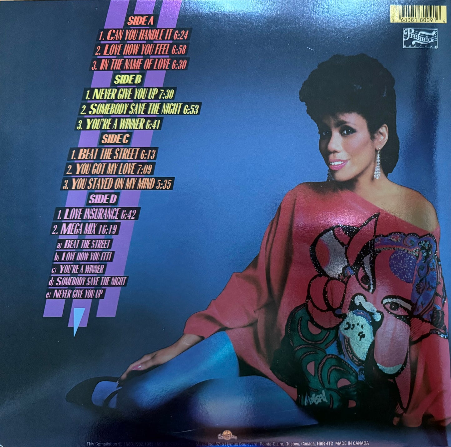 Sharon Redd - Beat The Street | The Very Best Of (Blue & pink translucent vinyl with swirl) (2LP)