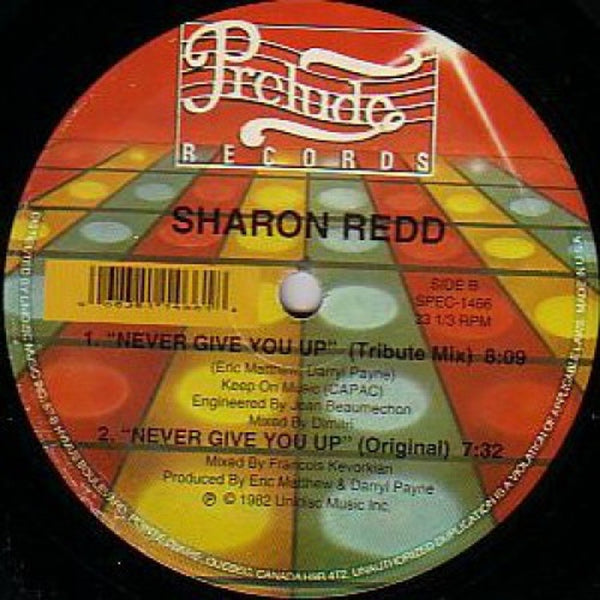 Sharon Redd - Never give you up (12" Maxi Single)