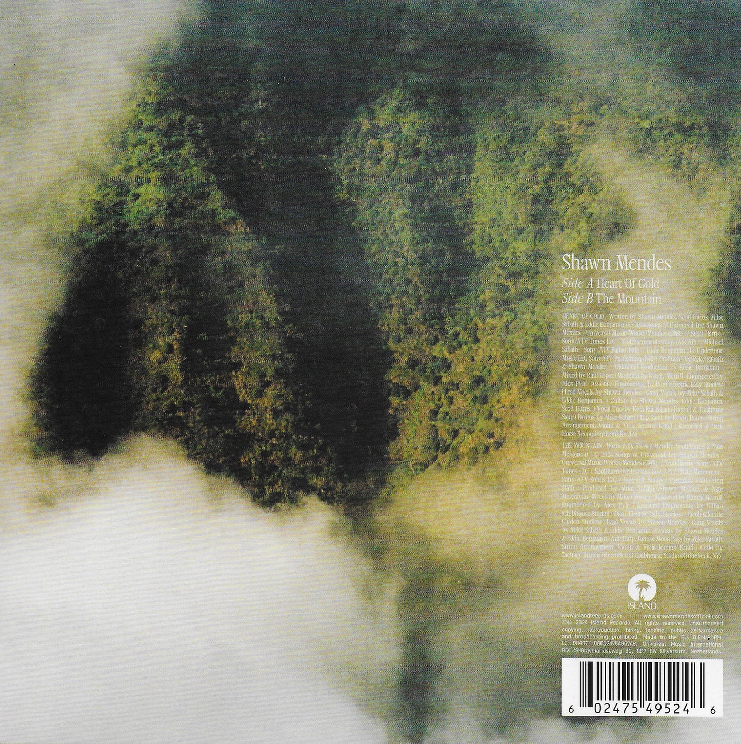 Shawn Mendes - A heart of gold / The mountain (White vinyl)