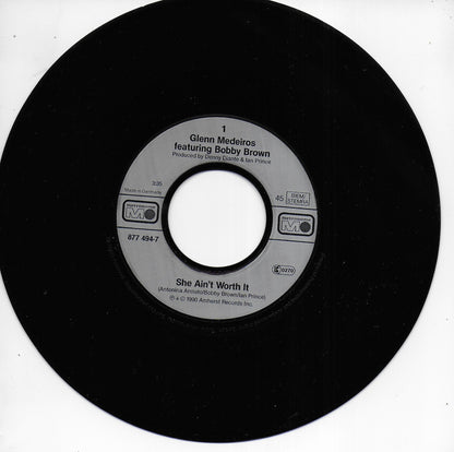 Glenn Medeiros feat. Bobby Brown - She ain't worth it (Duitse uitgave)