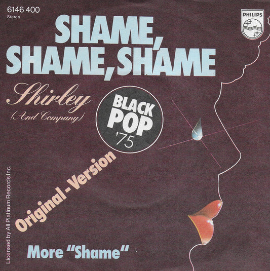 Shirley & Company - Shame, shame, shame (Duitse uitgave)