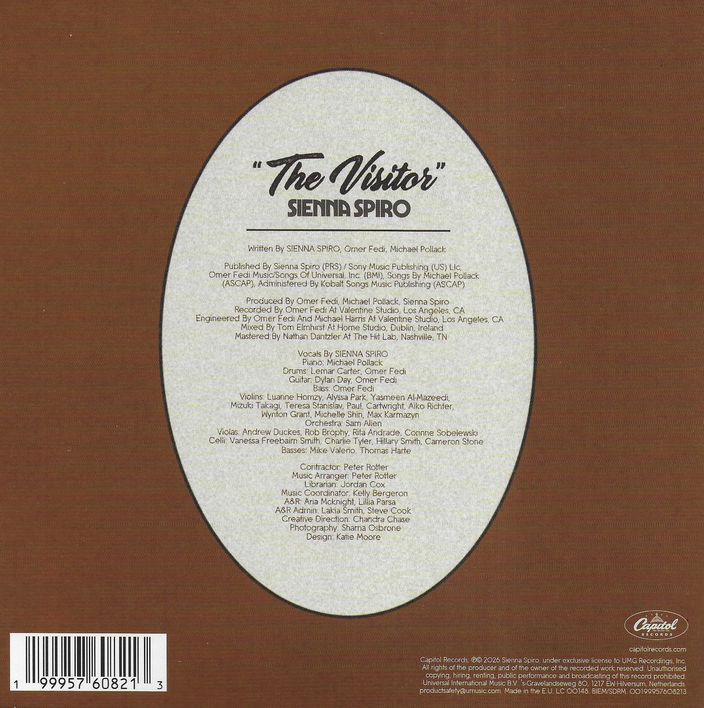 Sienna Spiro - The Visitor (Limited brown vinyl)