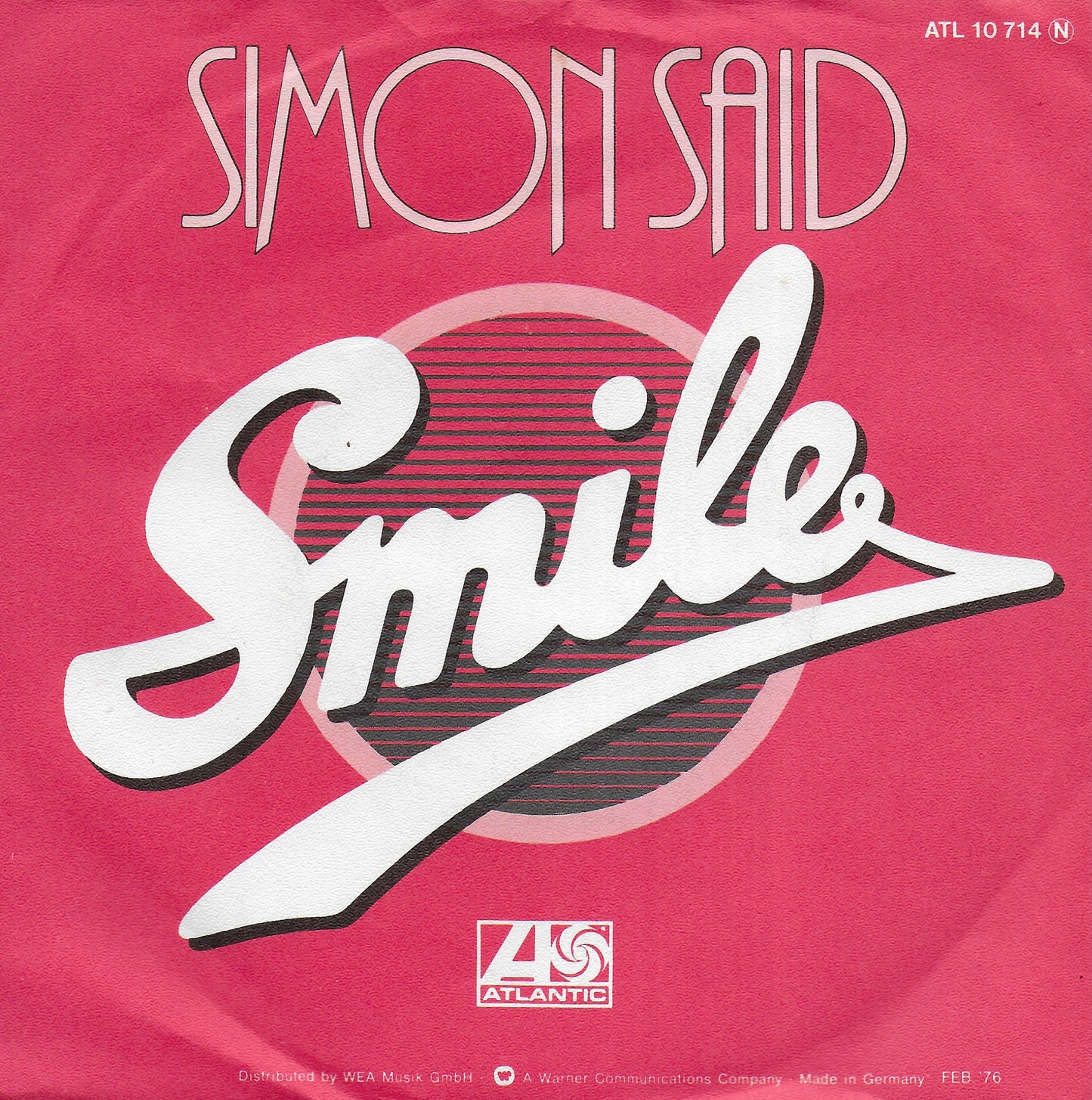 Simon Said - Smile (Duitse uitgave)