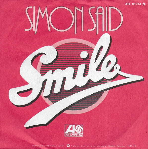 Simon Said - Smile (Duitse uitgave)