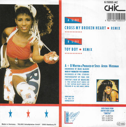 Sinitta - Cross my broken heart (Duitse uitgave)