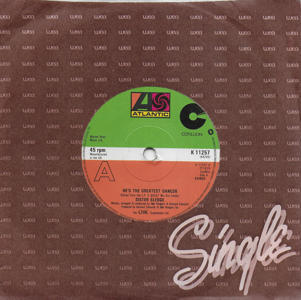 Sister Sledge - He's the greatest dancer (Engelse uitgave)