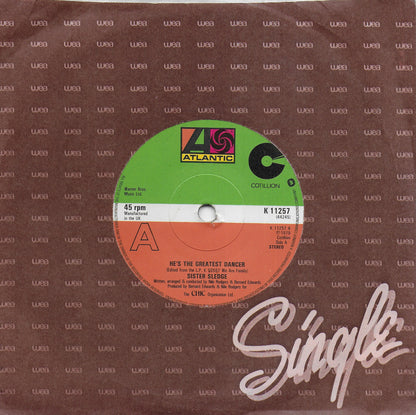Sister Sledge - He's the greatest dancer (Engelse uitgave)