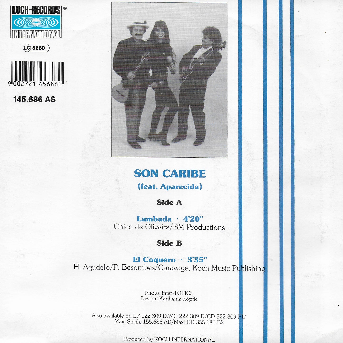 Son Caribe (feat. Aparecida) - Lambada (Oostenrijkse uitgave)