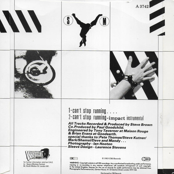 Space Monkey - Can't stop running (Engelse uitgave)