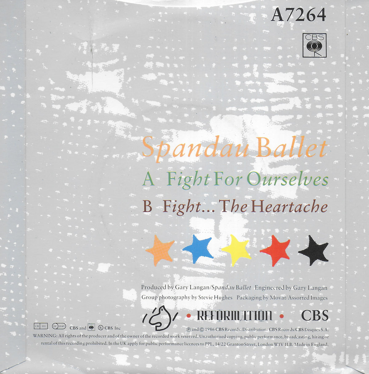 Spandau Ballet - Fight for ourselves (Engelse uitgave)
