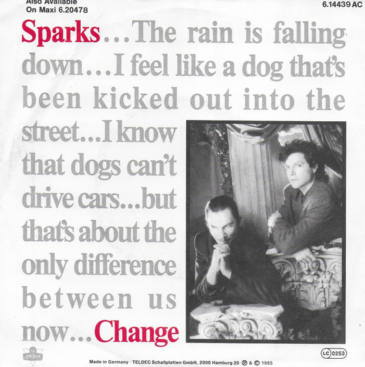 Sparks - Change (Duitse uitgave)