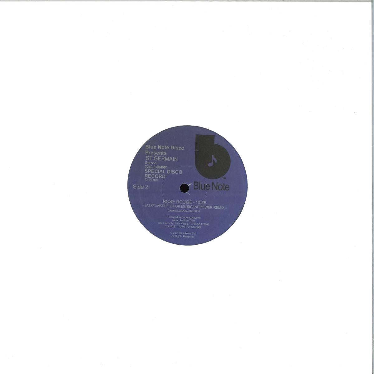 St. Germain - Rose rouge | Remixes (White vinyl) (12" Maxi Single)
