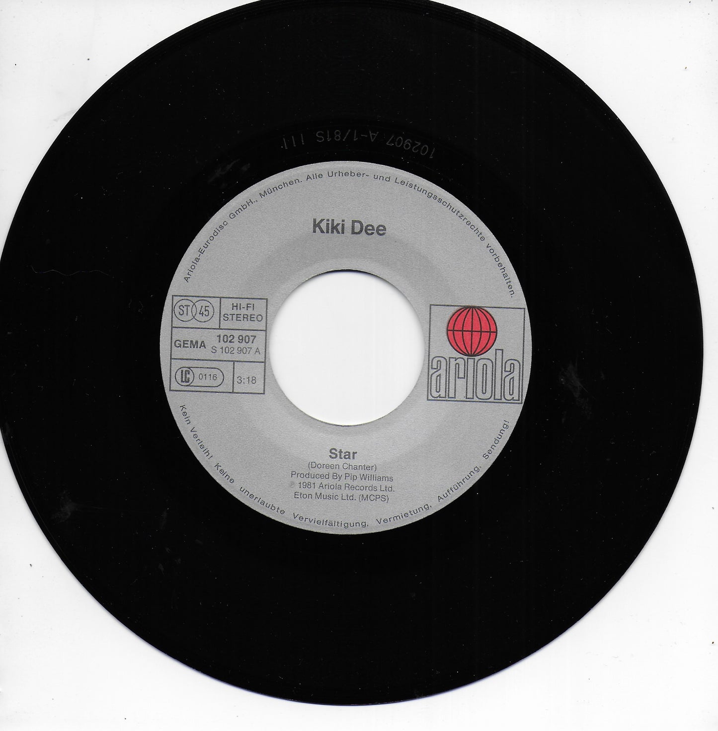 Kiki Dee - Star (Duitse uitgave)
