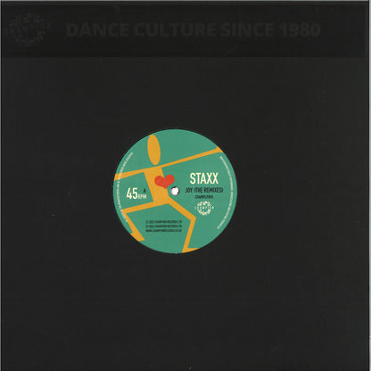 Staxx - Joy (The Remixes) (12" Maxi Single)