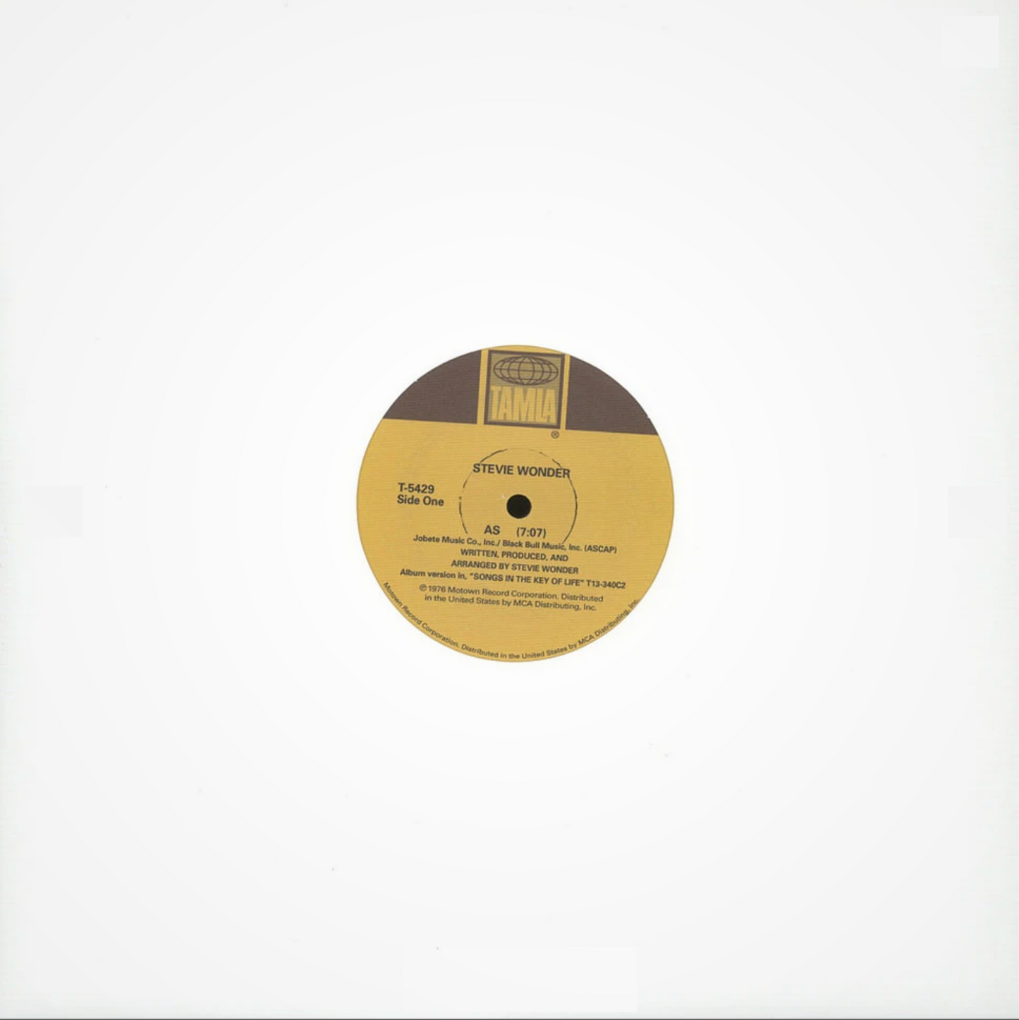 Stevie Wonder - As / Another star (12" Maxi Single)