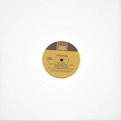 Stevie Wonder - As / Another star (12" Maxi Single)