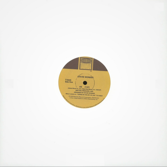 Stevie Wonder - As / Another star (12" Maxi Single)