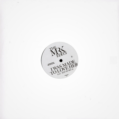 Stevie Wonder - Master blaster / I was made to love her (The Mr. K edits) (12" Maxi Single)