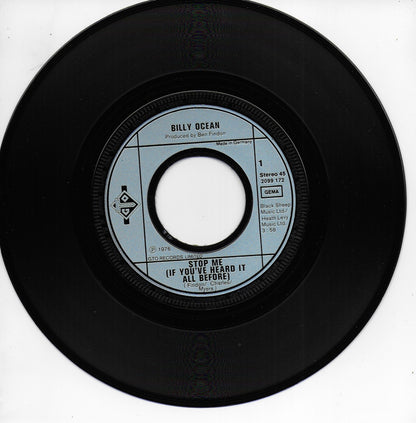 Billy Ocean - Stop me (if you've heard it all before) (Duitse uitgave)