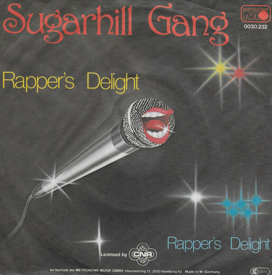 Sugarhill Gang - Rapper's delight (Duitse uitgave)