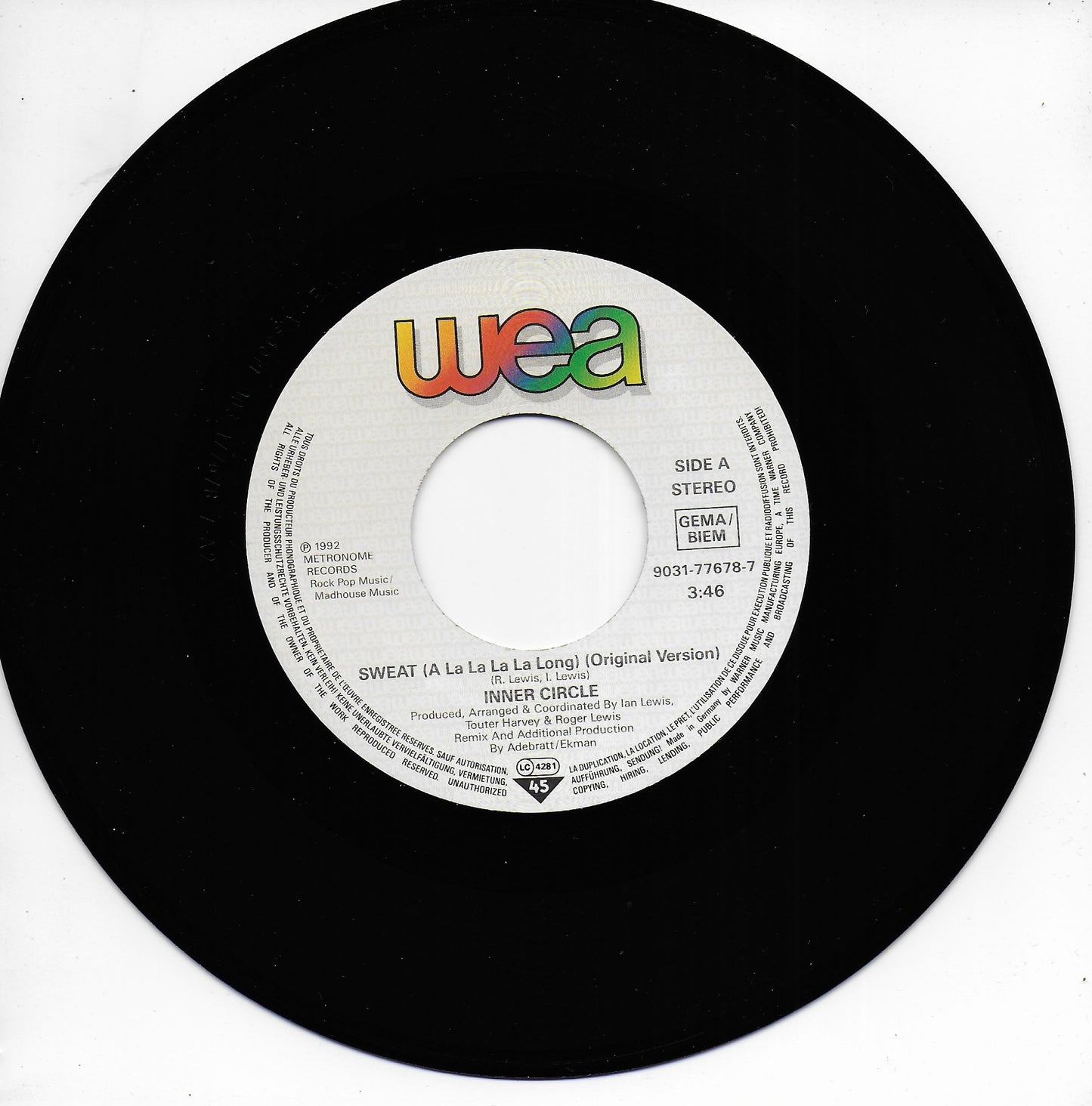 Inner Circle - Sweat (a la la la la long)