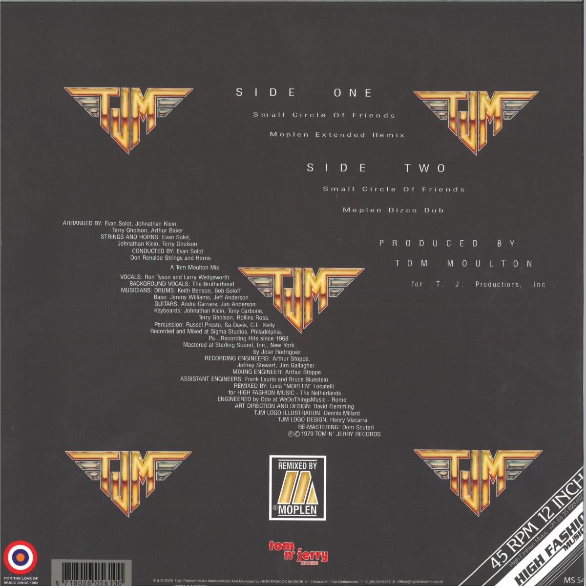 TJM - Small circle of friends (Luca Moplen remixes) (12" Maxi Single)