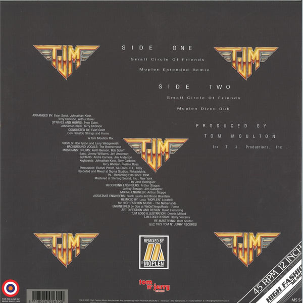 TJM - Small circle of friends (Luca Moplen remixes) (12" Maxi Single)