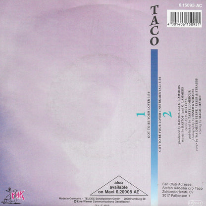 Taco - Got to be your lover (Duitse uitgave)