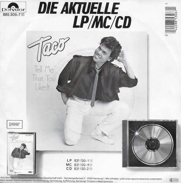 Taco - You're my answer to it all (Duitse uitgave)