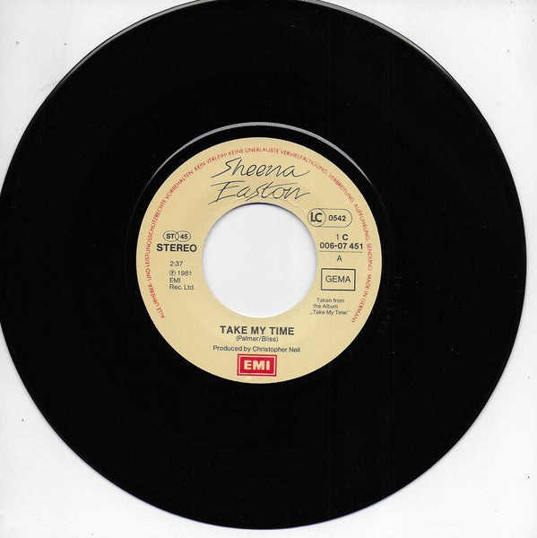 Sheena Easton - Take my time (Duitse uitgave)