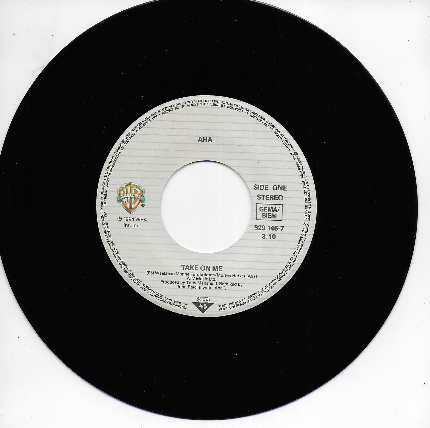 A-ha - Take on me (Original version)