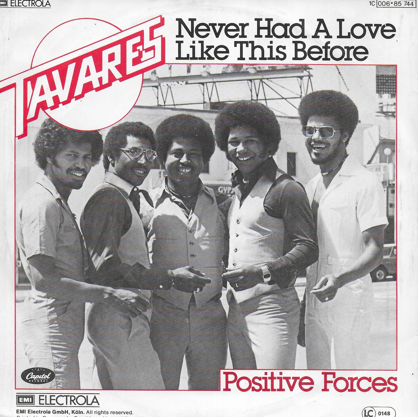 Tavares - Never had a love like this before (Duitse uitgave)