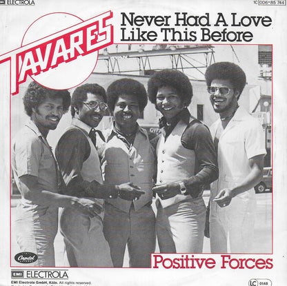 Tavares - Never had a love like this before (Duitse uitgave)
