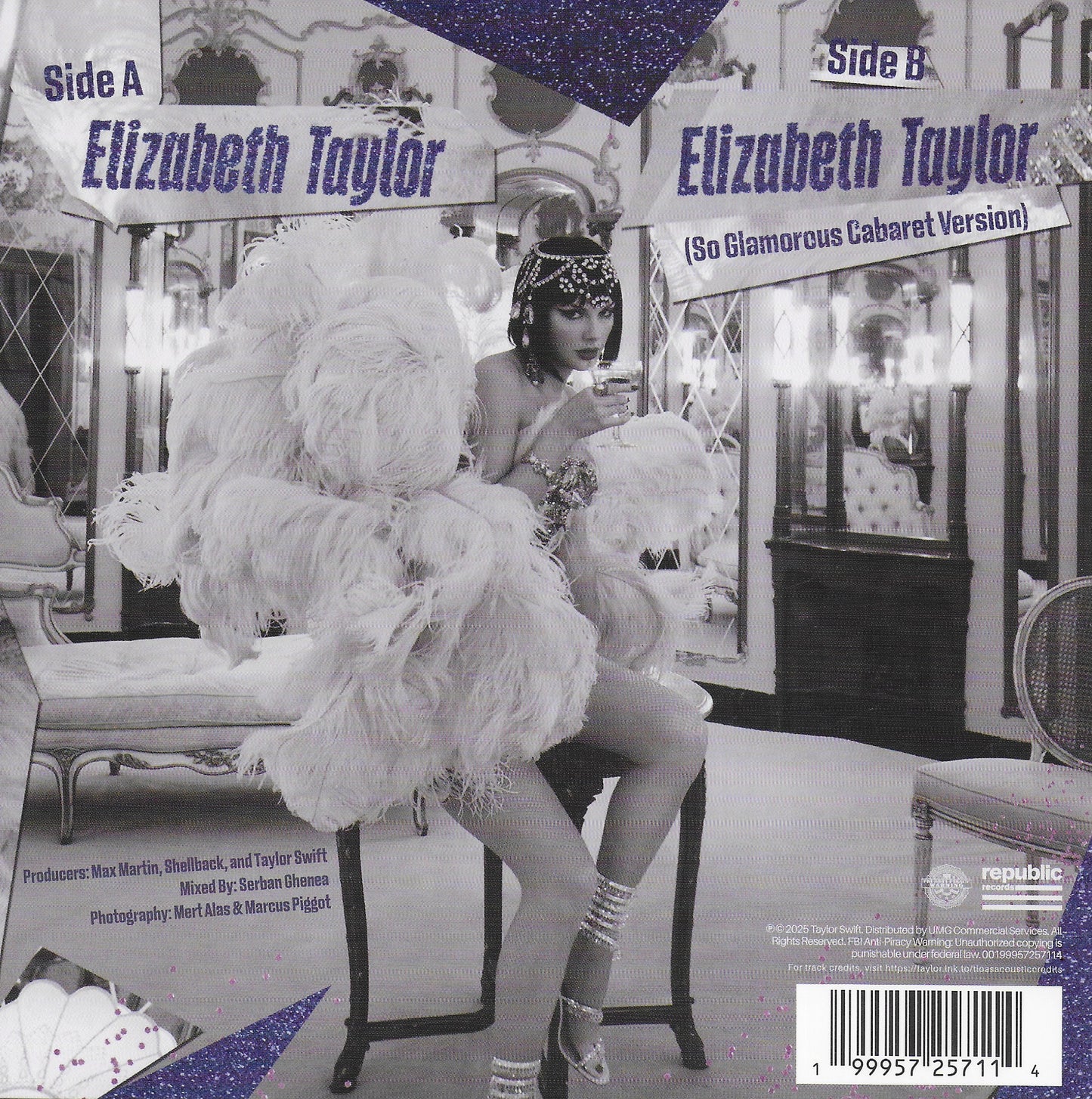 Taylor Swift - Elizabeth Taylor (Violet purple vinyl)