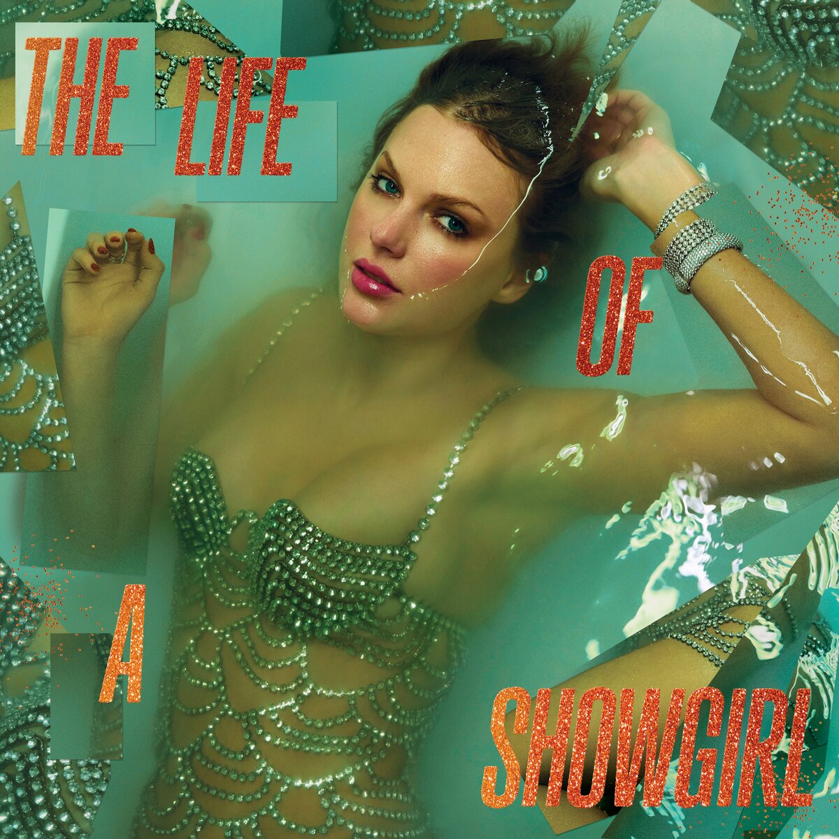 Taylor Swift - The Life Of A Showgirl (Limited orange glitter vinyl) (LP)