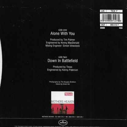 Texas - Alone with you (Engelse uitgave)