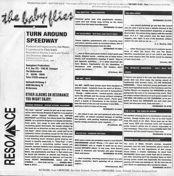 The Baby Flies - Turn around