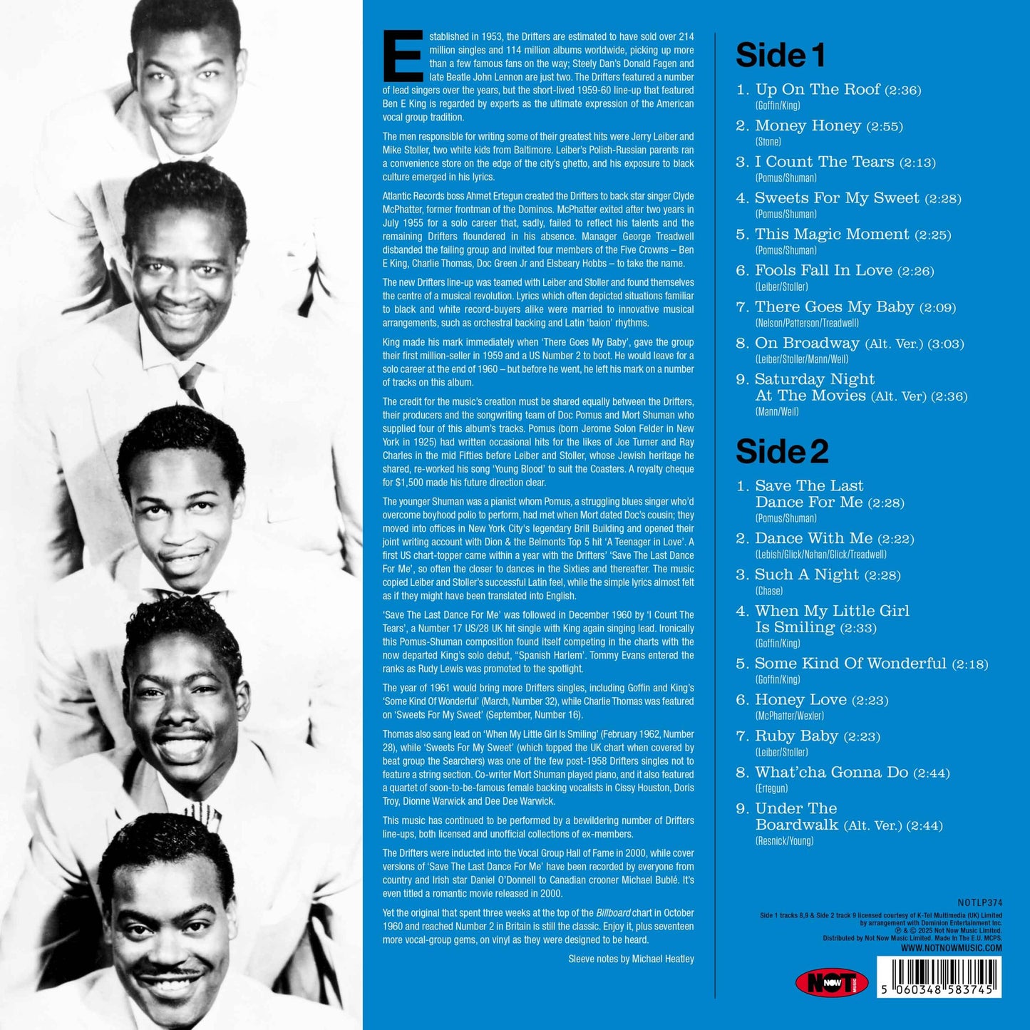 The Drifters - Greatest Hits (Limited white vinyl) (LP)