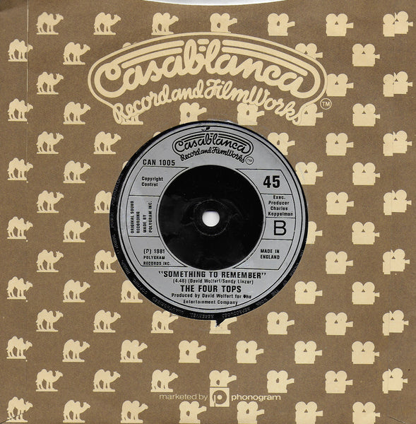 The Four Tops - When she was my girl (Engelse uitgave)