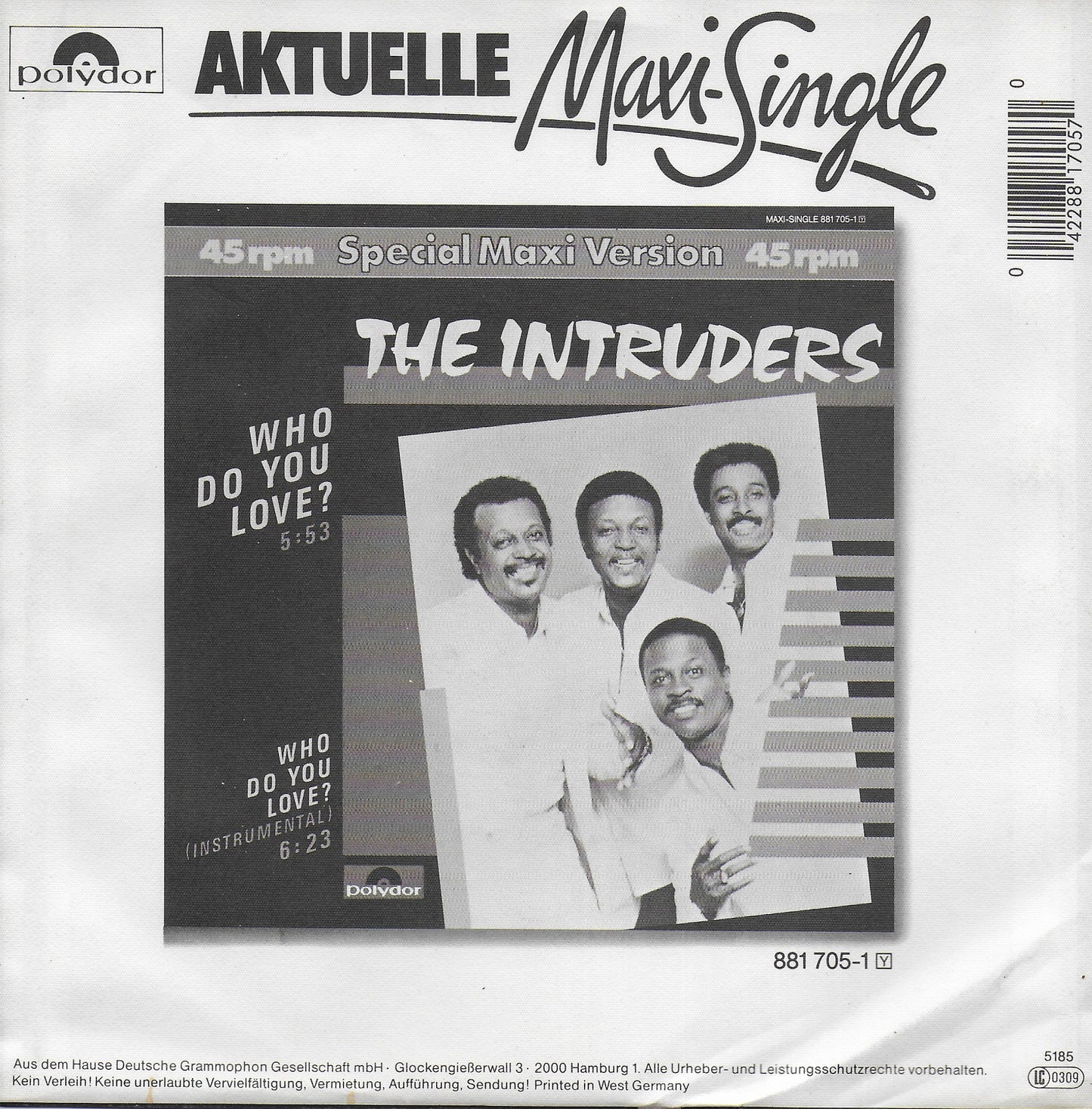 The Intruders - Who do you love? (Duitse uitgave)