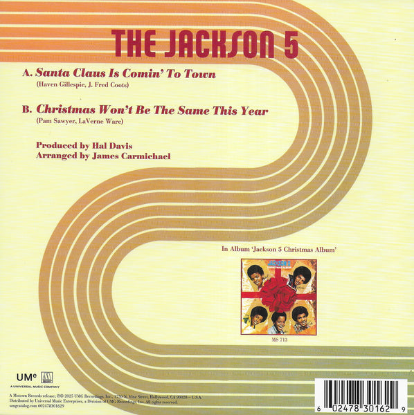 The Jackson 5 - Santa Claus is comin' to town (Red vinyl)