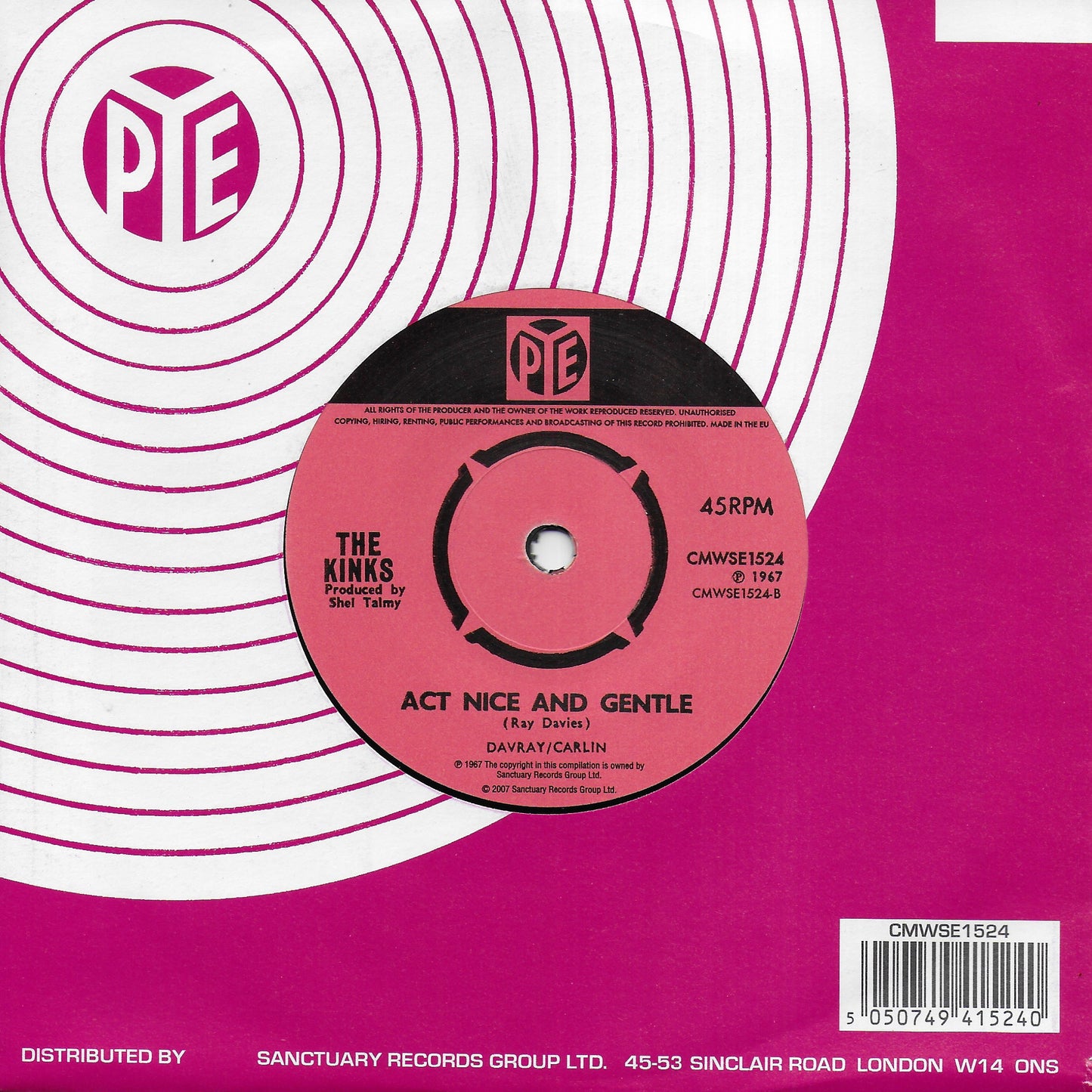 The Kinks - Waterloo sunset (40th Anniversary) (Engelse uitgave)