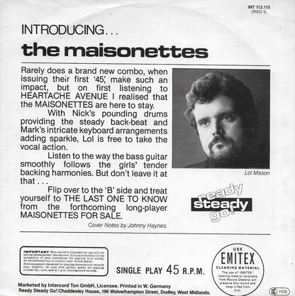 The Maisonettes - Heartache avenue (Duitse uitgave, green vinyl)