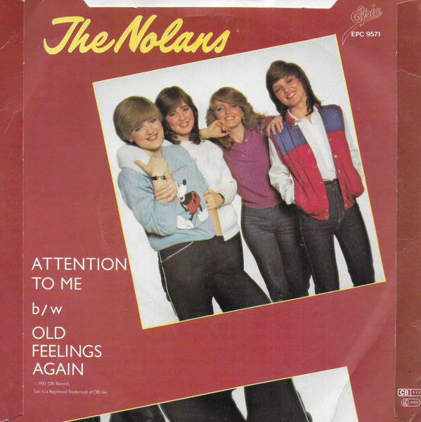 The Nolans - Attention to me (Engelse uitgave)
