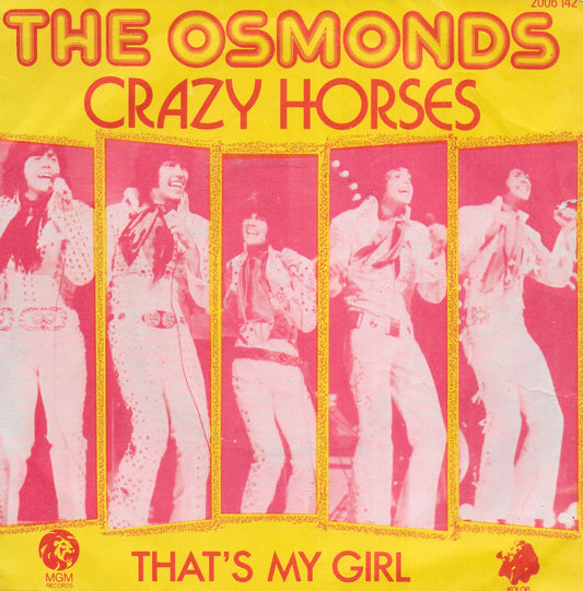 The Osmonds - Crazy horses (Franse uitgave)