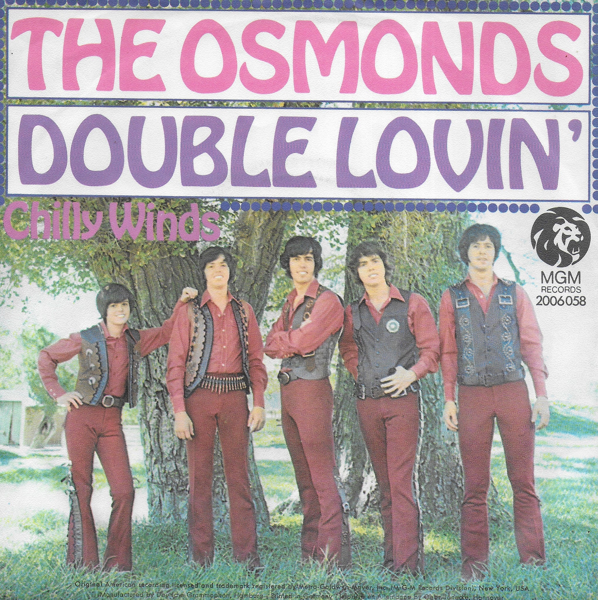 The Osmonds - Double lovin' (Duitse uitgave)