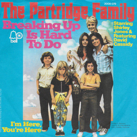 The Partridge Family starring Shirley Jones & featuring David Cassidy - Breaking up is hard to do (Duitse uitgave)