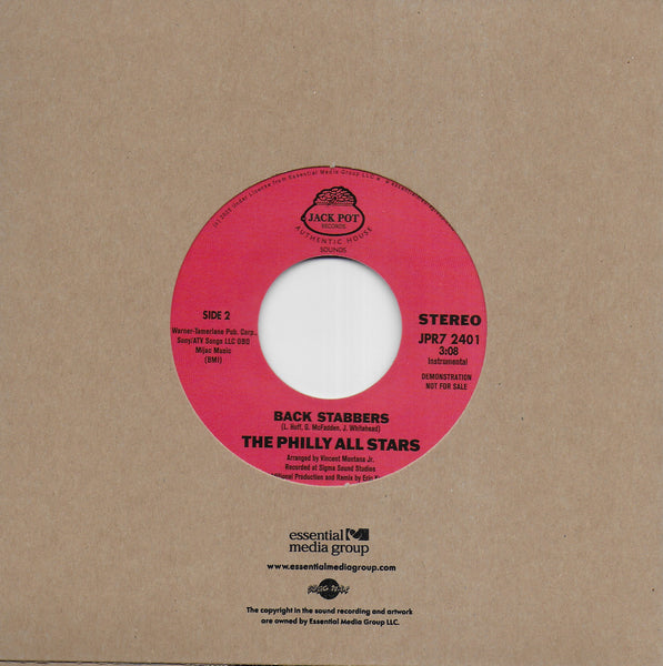 The Philly All Stars - Back stabbers