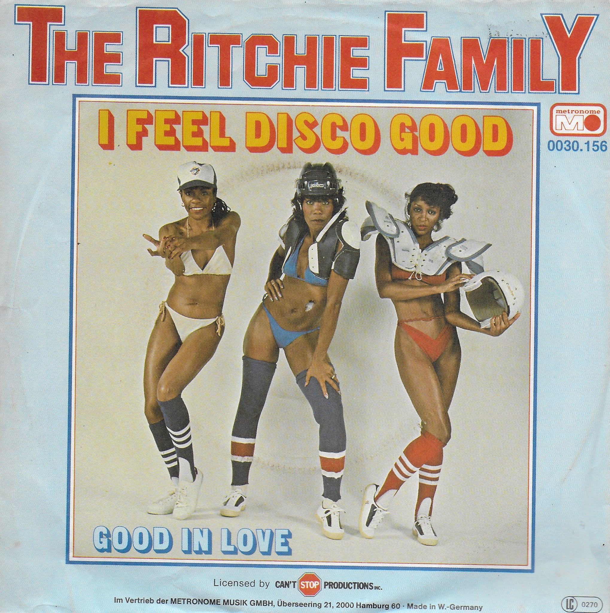 The Ritchie Family - I feel disco good (Duitse uitgave)