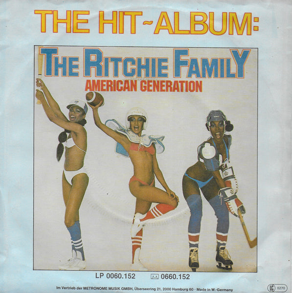 The Ritchie Family - I feel disco good (Duitse uitgave)